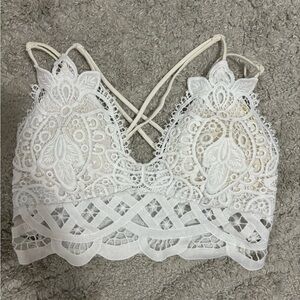 Sm Rue 21 White Laced Bralette